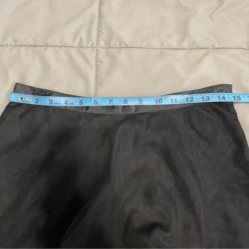 Nueva Minifalda Vintage Antigua Azul Marino Negra Cintura Baja Forrada Malla Lentejuelas Mujer;s Talla 2 - Imagen 6 de 6