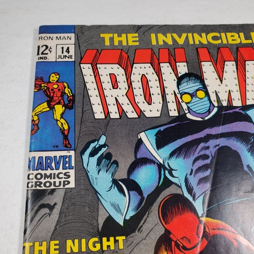Marvel Comics Iron Man #14 FN 1969 Schlüsselausgabe 1. Auftritt und Death Night Phantom - Bild 4 von 10