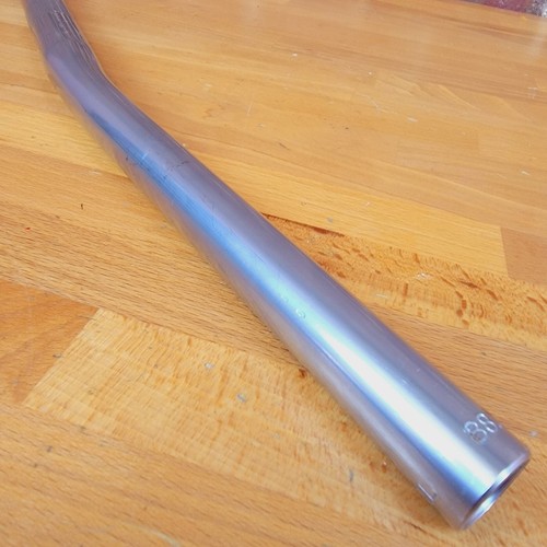 Vintage GT Steel Flat Handlebar Vintage 1988 25.4mm Clamp 62cm Width MTB-110 d27 - Picture 7 of 11