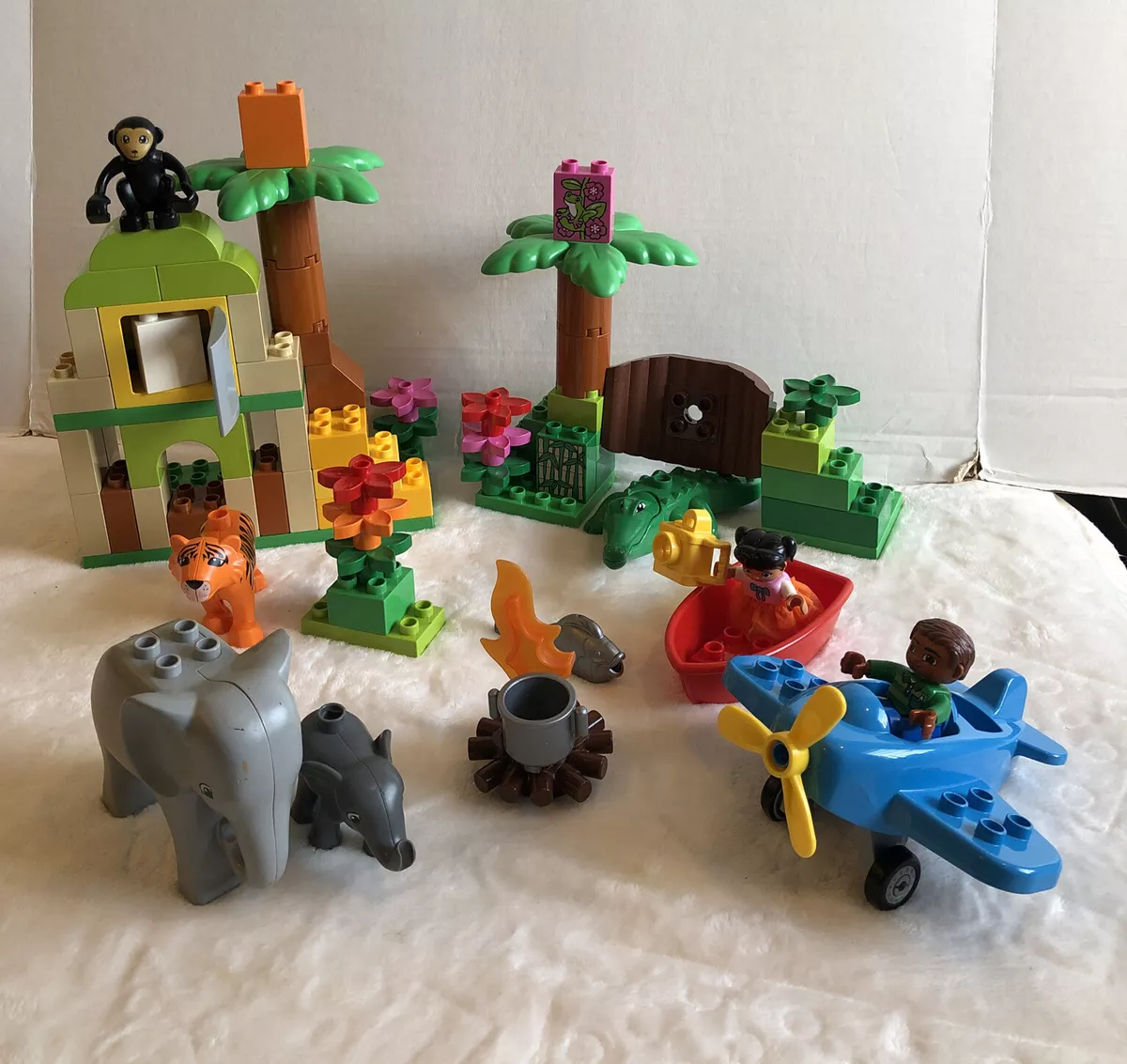 Forståelse lige næve Lego Duplo Toddler Building Set #10804 Jungle Around The World Complete  Animals | eBay