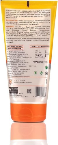 VLCC Anti Tan Skin Lightening Face Wash Combo Pack of 2 (150 ml*2)  Free Shippin - Picture 7 of 7