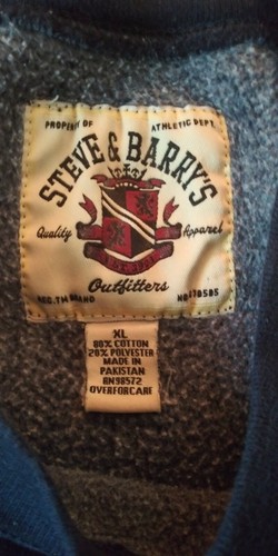 Vintage 90's Steve & Barry's Tailgate Party Sweatshirt XL New without tags - Picture 2 of 5