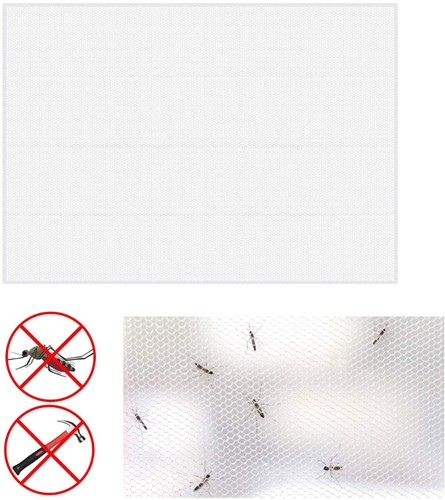 Effektiver Schutz gegen Insekten Moskitonetz mit Klettverschluss für Fenster - Bild 7 von 12