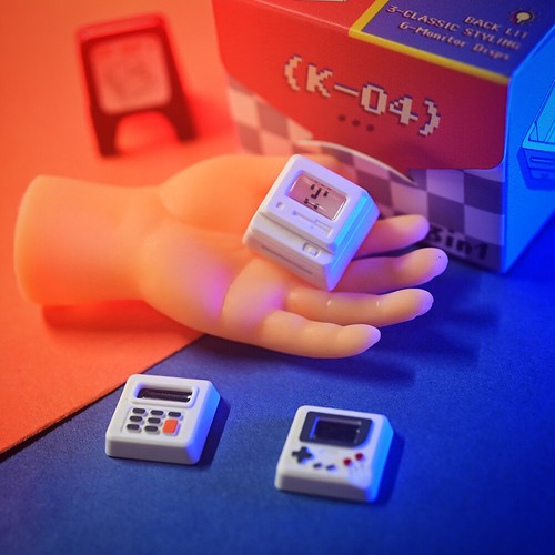 3 in 1 Keyboard Keycap Light-transmitting Retro Key Cap for Mechanical Keyboard - Photo 12/27