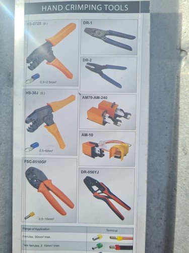 Durable Cycle Ratchet Crimping Press Plier Tool HS 30J 0.5 - 6MM - Picture 4 of 5
