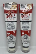 2 ~ Yes To Tomatoes Clear Skin Detoxifying & Hydrating White Charcoal Mud Mask