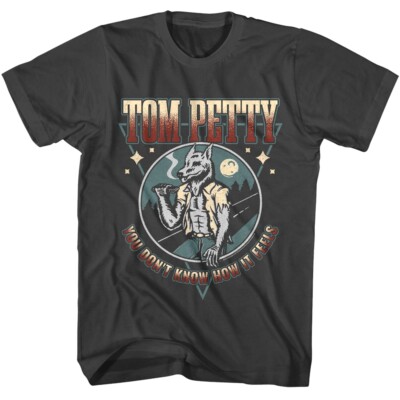 Tom Petty You Don't Know How it Feels Men's T Shirt Wolf Heartbreakers Rock Band