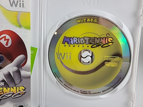 Mario Tennis GC Nintendo Wii NTSC-J Japanese Complete In Box CIB US Seller - Picture 6 of 8