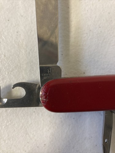 VICTORINOX SWITZERLAND SWISS ARMY STAINLESS ROSTFREI OFFICER SUISSE POCKET KNIFE - Picture 10 of 10