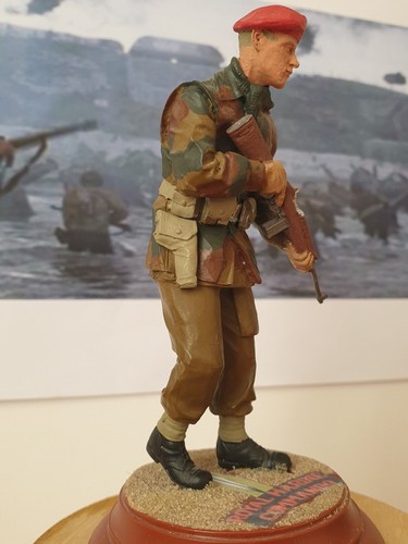 1/16 FIGURAS DE RESINA SOLDADOS ENSAMBLADOS Y PINTADOS DE 124 MM,NORMANDIA 1944 - Imagen 2 de 3