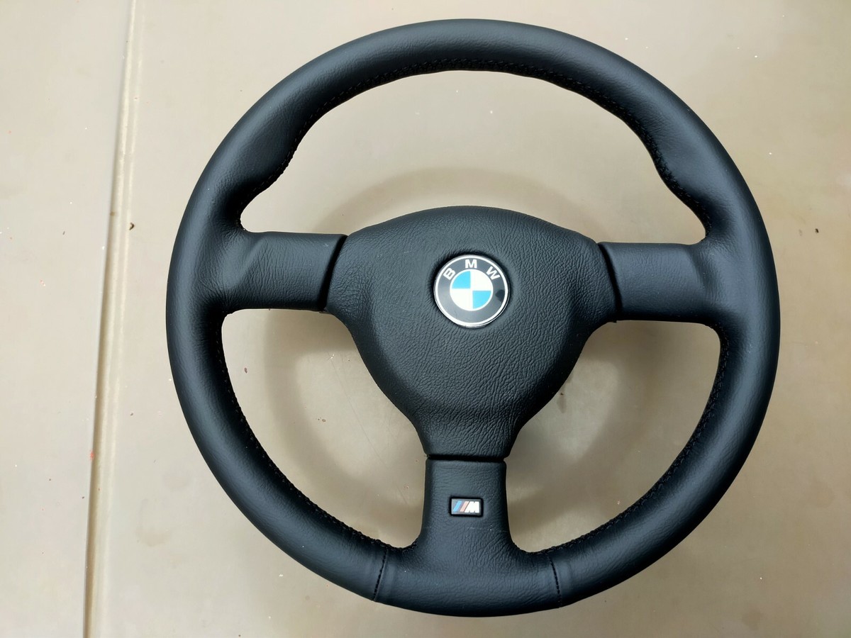 BMW E30 Small MTech2 Steering Wheel 370 mm Freshly Reupholstered NOT WORKING