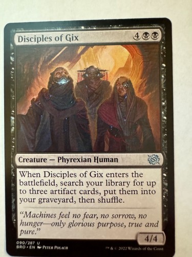 Mtg Brothers War Black/ Death cards Buy 2 Get 2 Free !!! - Picture 23 of 33