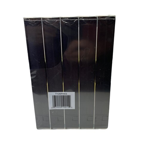 NOS RCA T-120 VHS Hi-Fi Stereo Blank Video Tape 5 Pack Media Sealed New - Picture 3 of 5