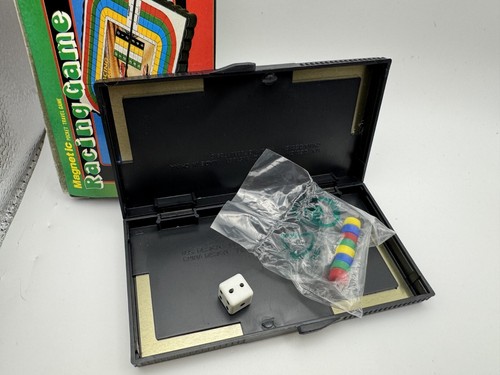 VTG Magnetic Racing Board Game Travel Toy Box with Pieces - Picture 6 of 6