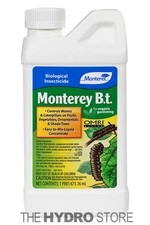 Monterey B.T. 1 Pint - Bacillus Thuringiensis Organic Insect Pest Control pt BT
