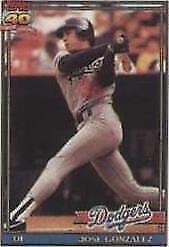 1991 Topps Micro - Jose Gonzalez #279 - 1 of 1