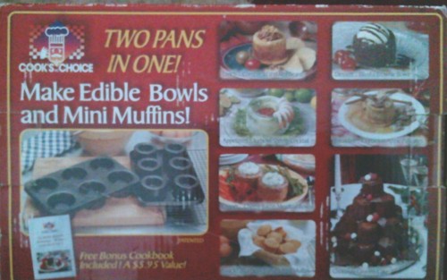 NEW Cooks Choice Gourmet Bowl Maker 3" Edible Bowls Non Stick As Seen on TV - Picture 2 of 2