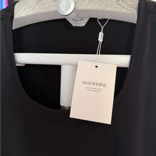 Seraphine Black Sleeveless Dress NWT Maternity - Picture 3 of 7