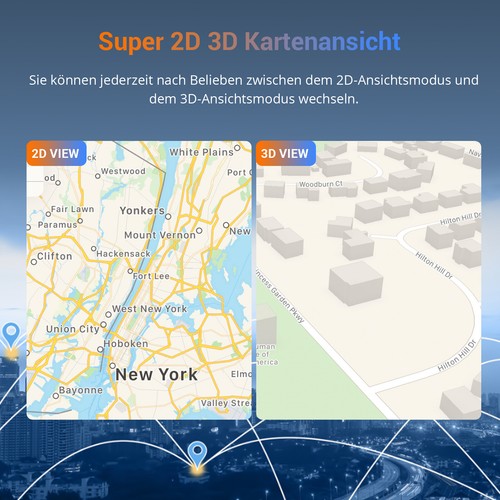 ESSGOO 7'' Zoll Navigationsgerät Auto LKW PKW GPS Navi Navigation 8GB Tragbare - Bild 7 von 12