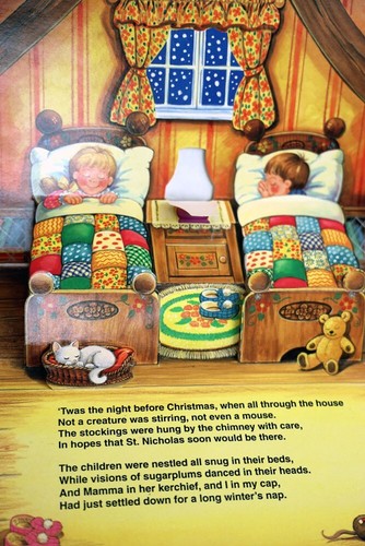 The Night Before Christmas: A Pop-Up Storybook 1995 Grandreams Children's Book - Imagen 2 de 7