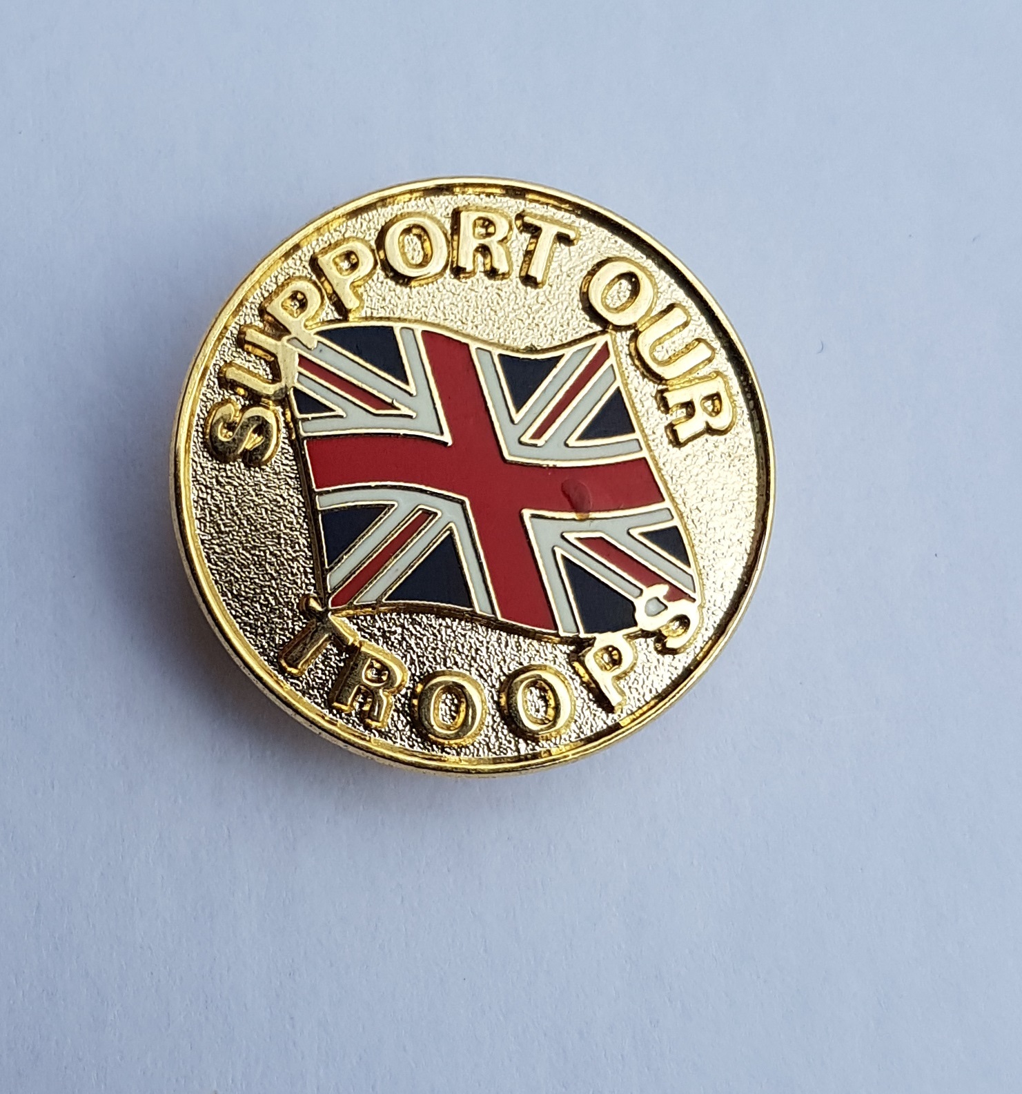 Eco Team Metal Pin Badge with Brooch Fitting