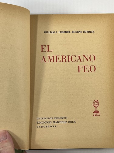 El Americano Feo Lederer 1966 Vintage Buch Espanol - Bild 4 von 7
