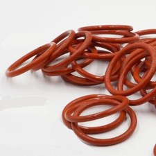  100x 6mm OD mm 3mm ID 1.5mm Dia Food Grade Silicone Rubber Seal O-Ring