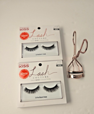 KISS LASH COUTURE - LITTLE BLACK DRESS - 67749 KLCS02 - FAUX MINK (2 Sets)  | eBay