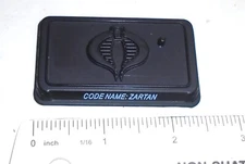 GI Joe Figure Name Display Stand/Base     2007 2008 Zartan