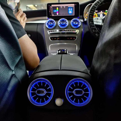 3 Colors for Mercedes Benz C300 C43 C63 W205 Interior Air Vent Ambient Light - Picture 3 of 5
