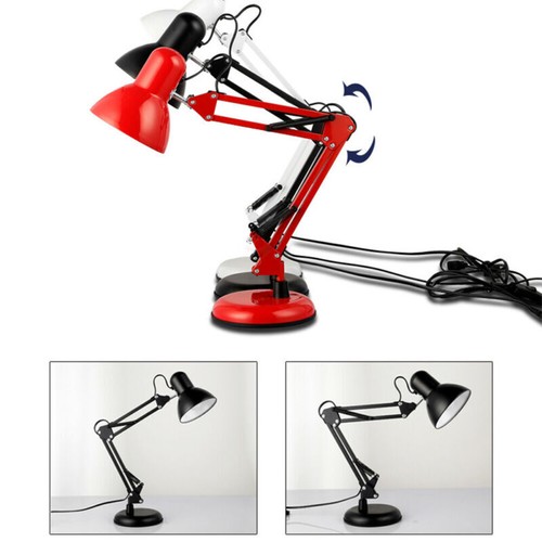 Metal Desk Lamp Adjustable Swing Arm with Interchangeable Base And Clamp - Picture 11 of 15