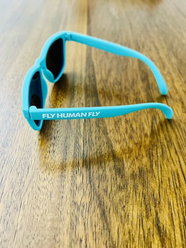 Hoka Anti Slip Running Sunglasses Blue Pink Box Fly Human Limited Edition - Picture 10 of 19
