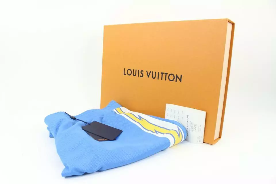 Louis+Vuitton+Board+Shorts+Camouflage+Monogram+Blue+Small+Virgil+