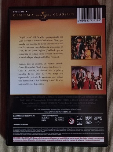 Envio certificado gratuito -- DVD Los inconquistables - Imagen 2 de 2