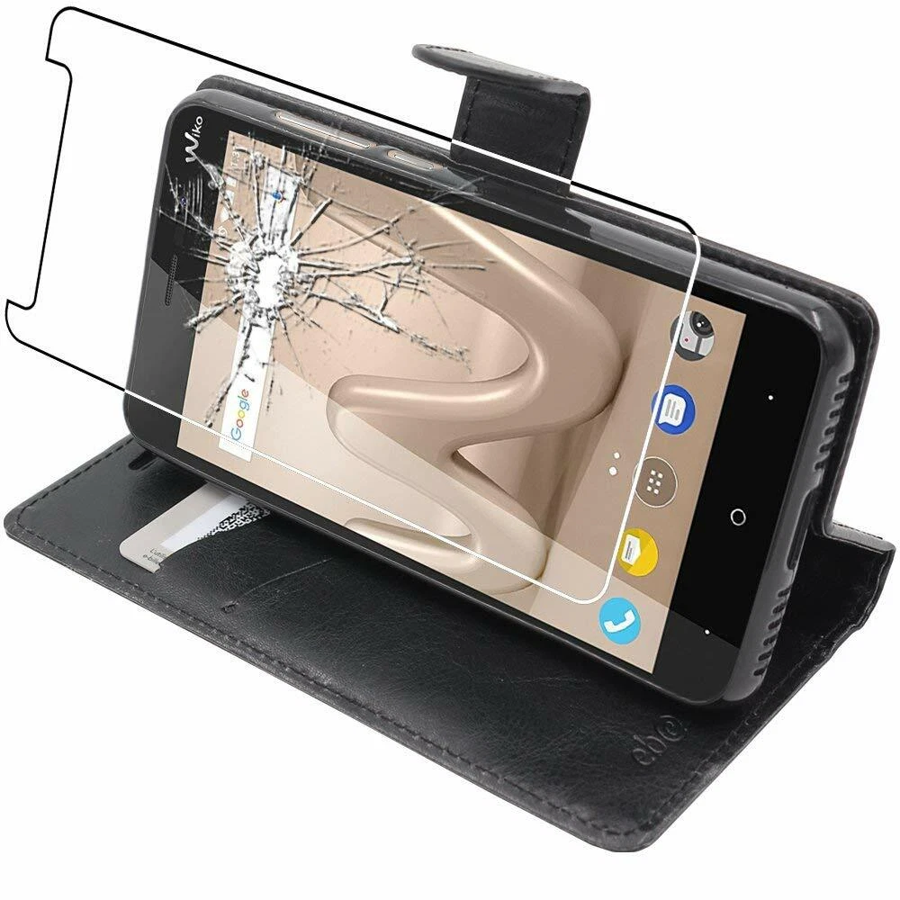Coque housse Wiko Lenny noir mat - Téléphonie