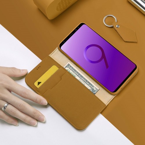 "Dux Ducis"" Wish Plegable Estuche para Samsung Galaxy S9 - Marrón/Negro" - Imagen 5 de 18