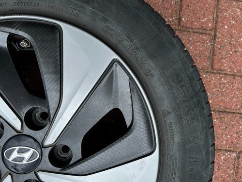 HYUNDAI IONIC 15" SPARE ALLOY WHEEL RIM 52910-G2120 6Jx15 ET46 GENUINE OEM #2 - Bild 3 von 8