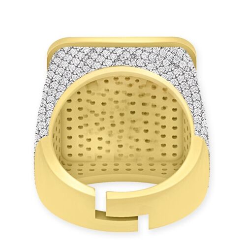 VVS1/D 6.53 Cwt. Certified MOISSANITE Diamond Initial Letter Alphabet Ring Band - Picture 62 of 135