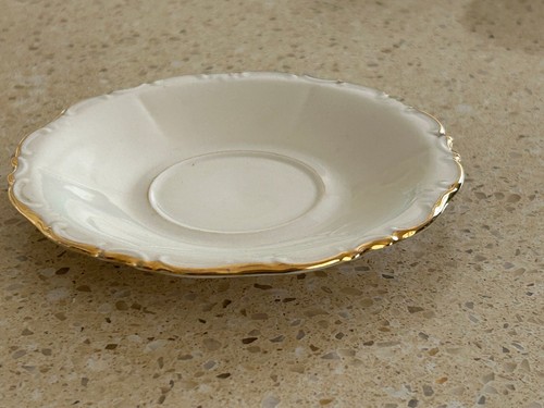 Vintage Waldershof Bavaria Cup & Saucer set 1950s - Odernheim Glan 22 carat gold - Picture 16 of 24