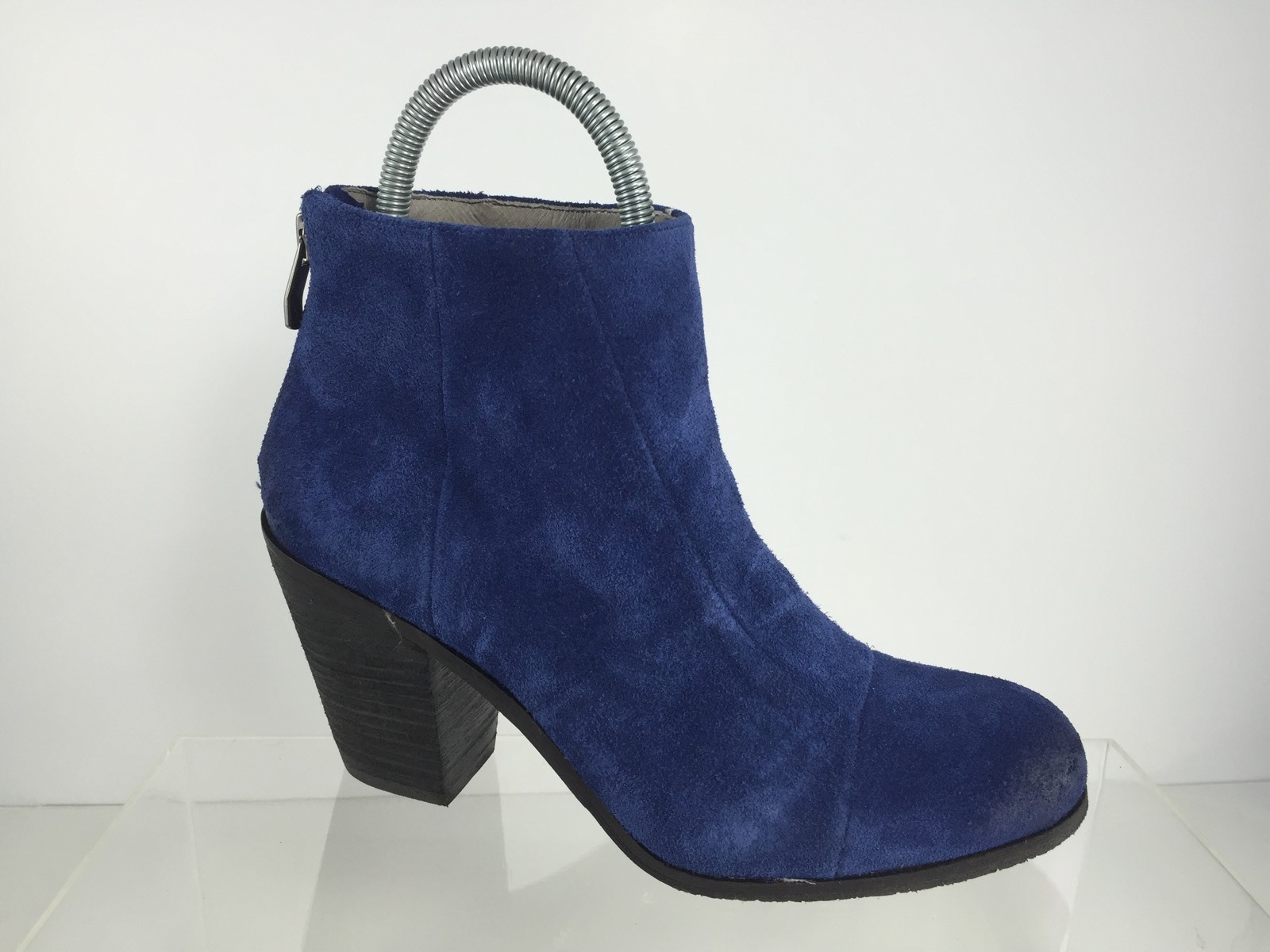 Vince Camuto Damenschuhe Blau Leder Ankle Stiefel 8.5 M Vince Camuto Damenschuhe Blau Leder Ankle Stiefel 8.5 M