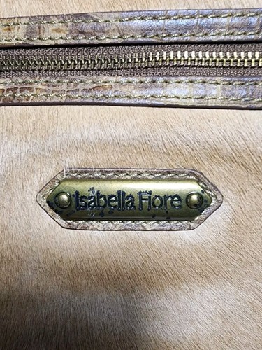 ISABELLA FIORE ALDIC RAQUE STUDDED LEATHER CALF HAIR SHOULDER BAG HOBO NWT$695 - Picture 14 of 24