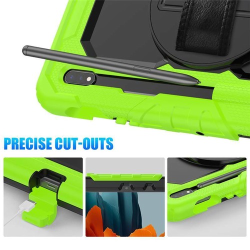 For Samsung Galaxy Tab S7 plus 12.4 11 Tablet Heavy Duty Stand Case Screen Cover - Picture 81 of 121