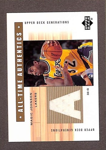 2002-03 Upper Deck Generations All-Time Authentics #MG2-A Magic Johnson - Bild 1 von 3
