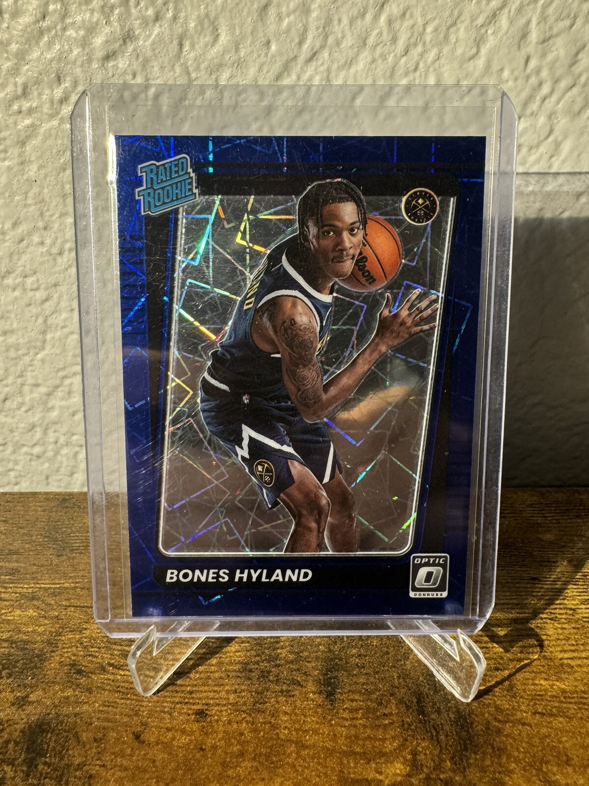 2021-22 Panini Donruss Optic Bones Hyland Blue Velocity Rated Rookie RC #194