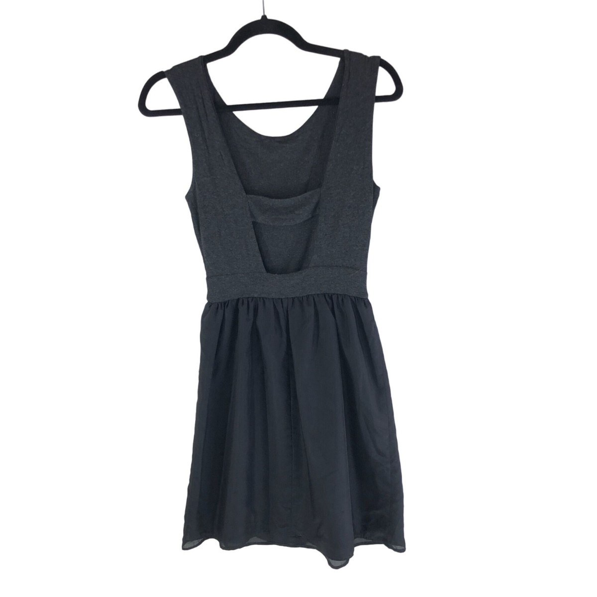 Only Hearts NYC by Helena Stuart Dress A Line Silk Blend Open Back Black S  | eBay