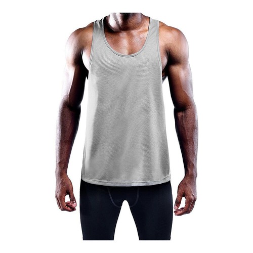 Mens Quick Dry Vest Fitness Muscle Tank Tops Sleeveless Workout Gym Sports - Picture 7 of 25