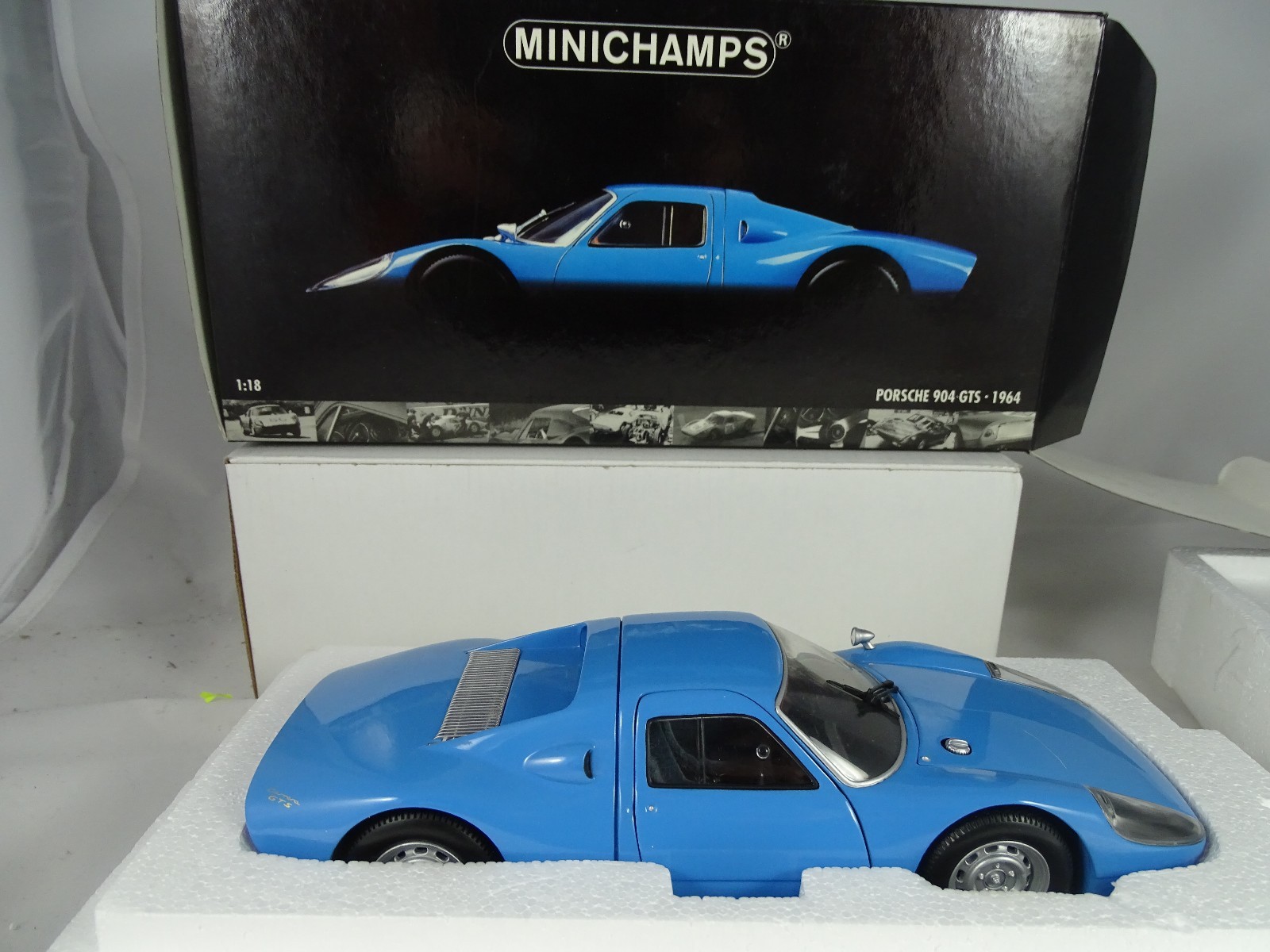 1 18 Minichamps 180067721 PORSCHE 904 GTS 1964 blu-rarità § 1 18 Minichamps 180067721 PORSCHE 904 GTS 1964 blu-rarità §