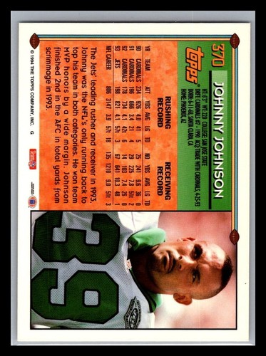 1994 Topps Football # 221 - 440 - Pick Your Card! - Picture 300 of 440