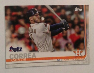 2019 Topps UTZ Potato Chips Regional Promo Card - CARLOS CORREA Astros #33