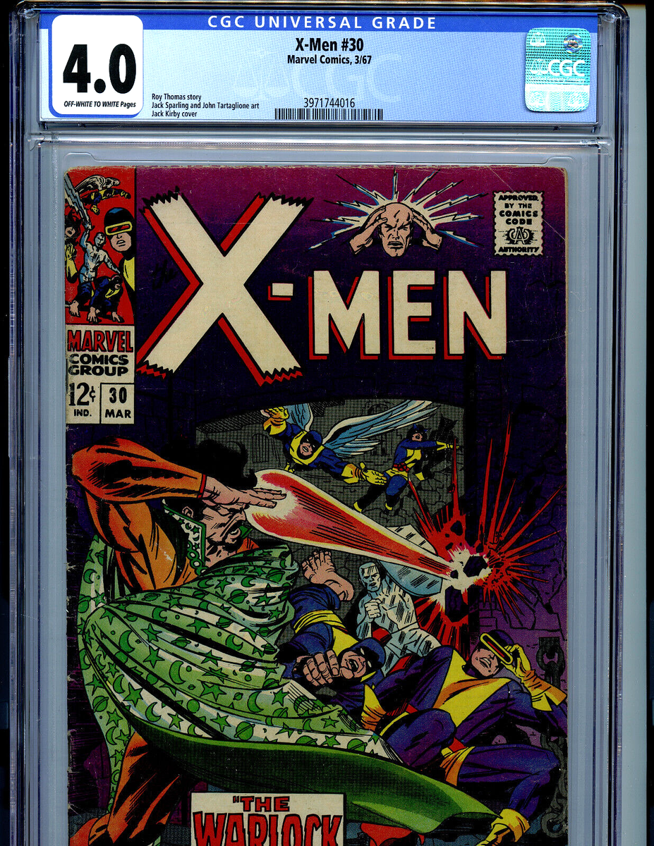 Uncanny X-Men #30 CGC 4.0 1967 Marvel Comics Kirby Amricons